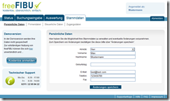 FreeFIBU-Stammdaten