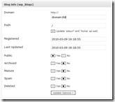 Wordpress-MU-domain