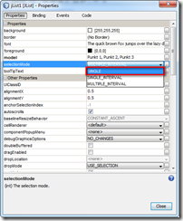 jList-selectionMode
