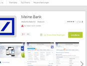 Banking App im Google Play Store